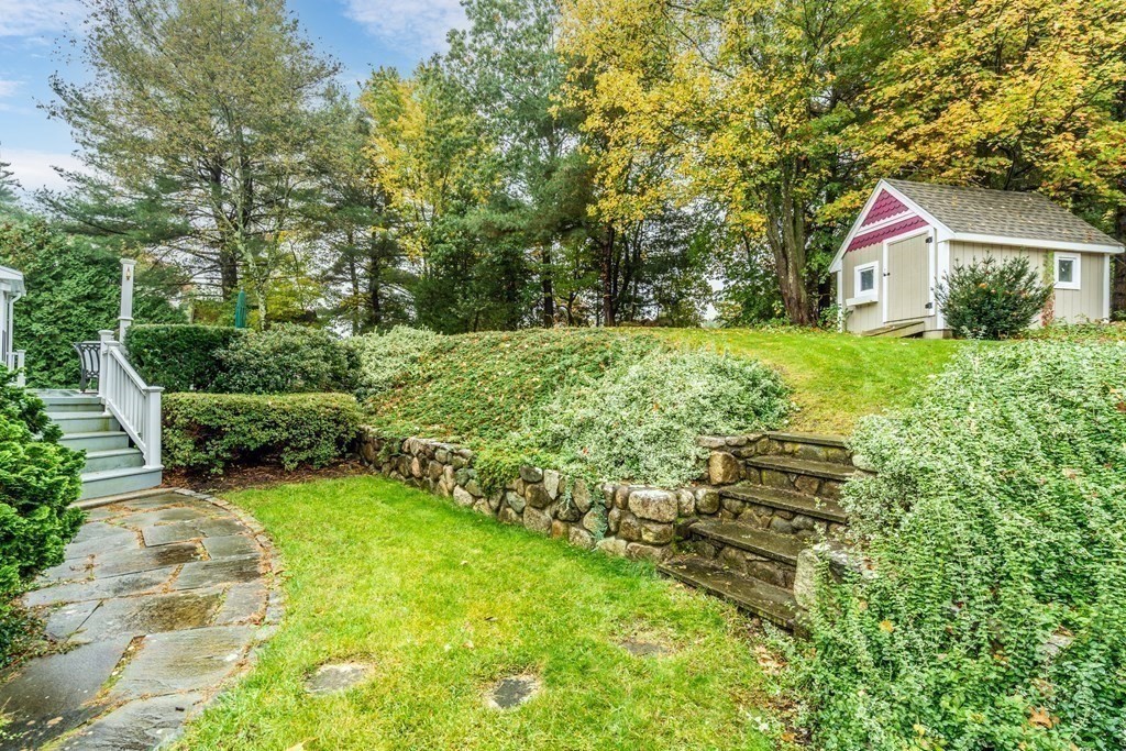4 Robert Street Walpole, MA 02081 - Photo 34 of 37 a view of backyard with garden and deck