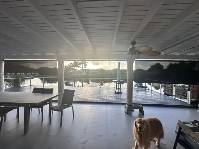 a view of dining room with furniture