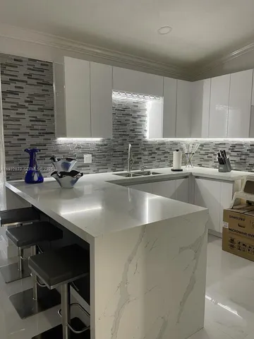 a close view of utility room