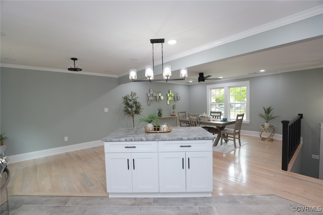 901 Rosegill Road Chesterfield, VA 23236 - Photo 10 of 30 a view of counter top space with furniture and wooden floor