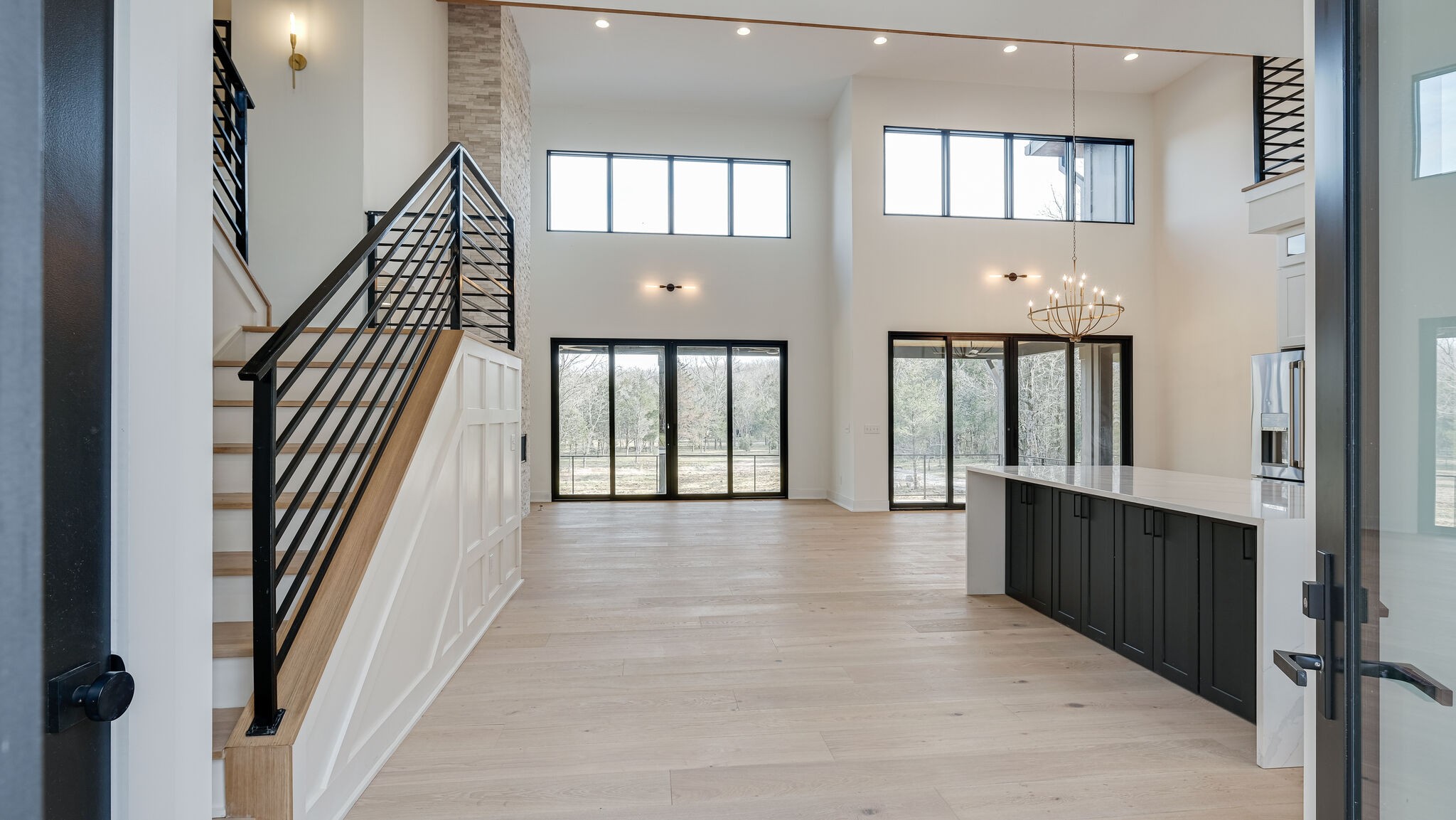 8564 Taliaferro Road Eagleville, TN 37060 - Photo 5 of 49 a view of entryway and hall with wooden floor
