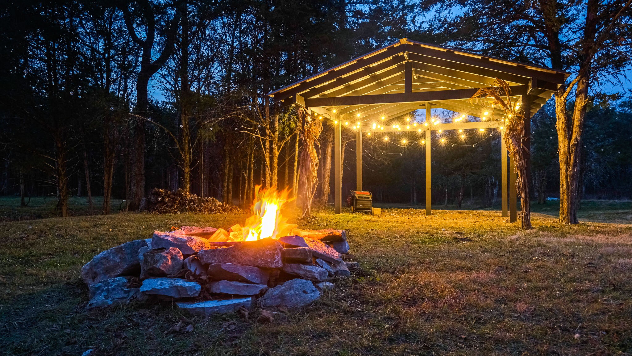 8564 Taliaferro Road Eagleville, TN 37060 - Photo 48 of 49 a view of a backyard of the house