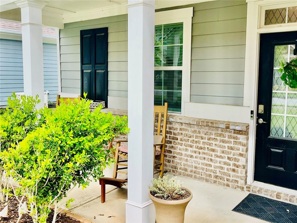 3015 Winding Ridge Waleska, GA 30183 - Photo 2 of 40 a view of a door of the house with a potted plant