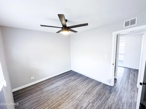 wooden floor in an empty room