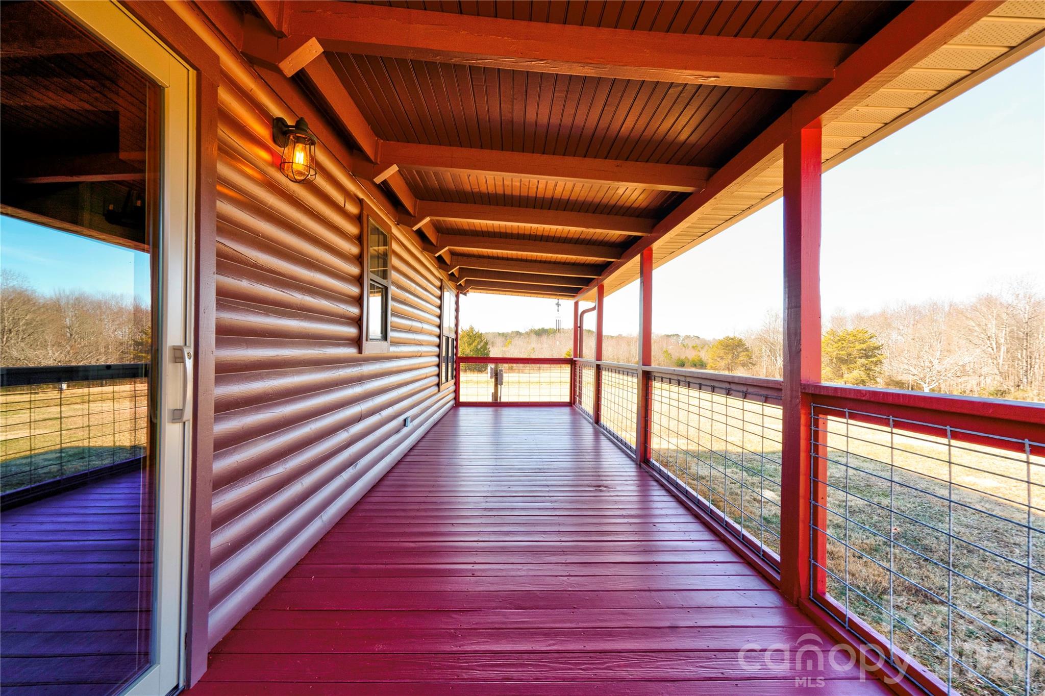 101 Hull Road Casar, NC 28020 - Photo 5 of 25 a view of balcony with wooden floor