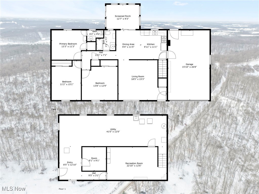 1648 Cassell Road Butler, OH 44822 - Photo 35 of 36 Floor plan