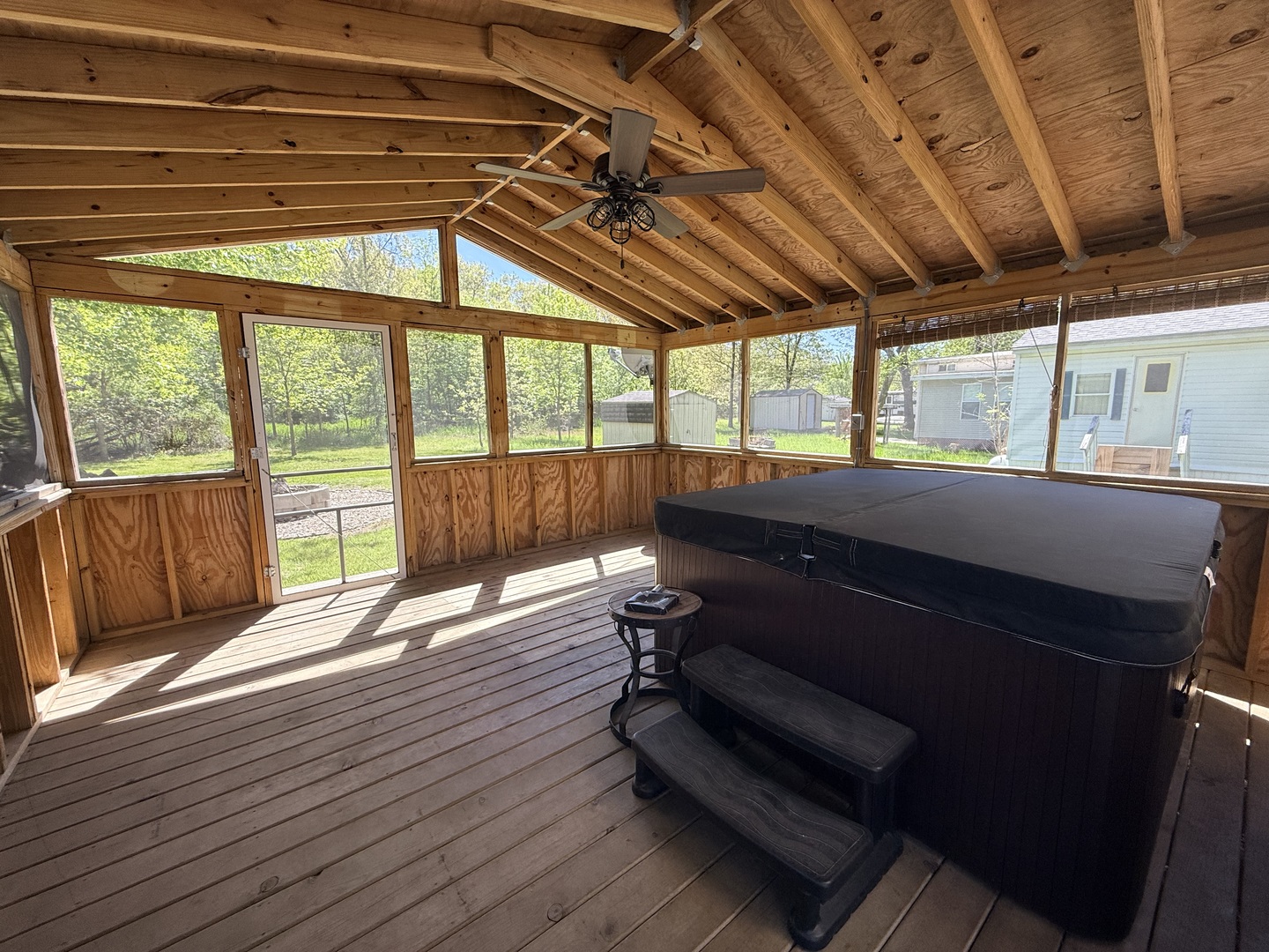 25-4 Woodhaven Lakes Sublette, IL 61367 - Photo 5 of 26 a room with wooden floors and wooden floors
