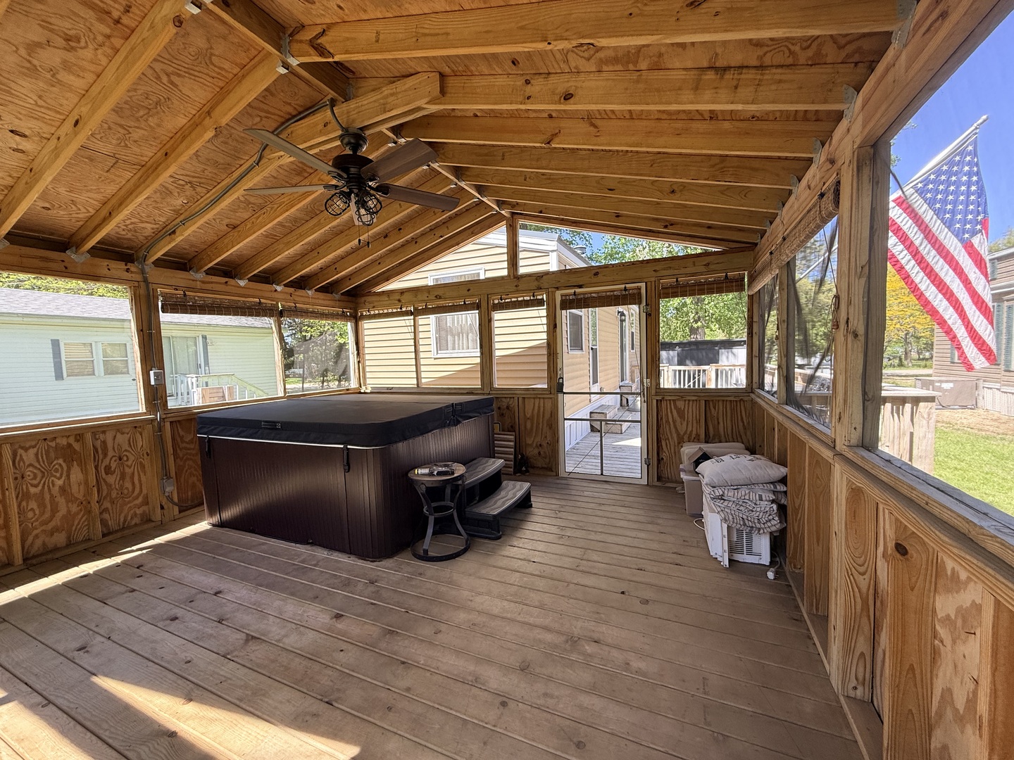 25-4 Woodhaven Lakes Sublette, IL 61367 - Photo 6 of 26 a view of a room with wooden floor and furniture