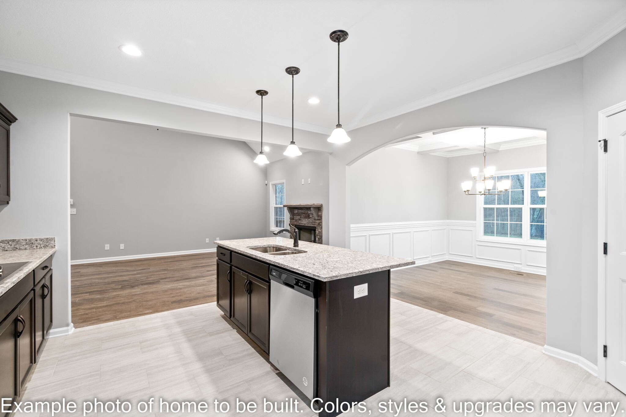 929 Inverness Lane Clarksville, TN 37043 - Photo 14 of 42 a kitchen with stainless steel appliances granite countertop a counter top a stove a sink and a refrigerator