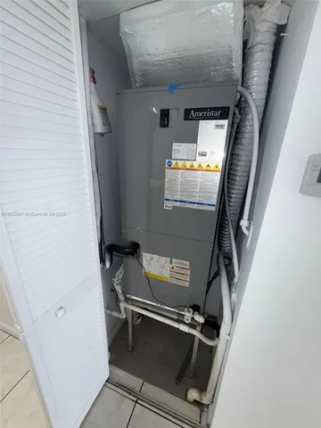 a view of storage and utility room