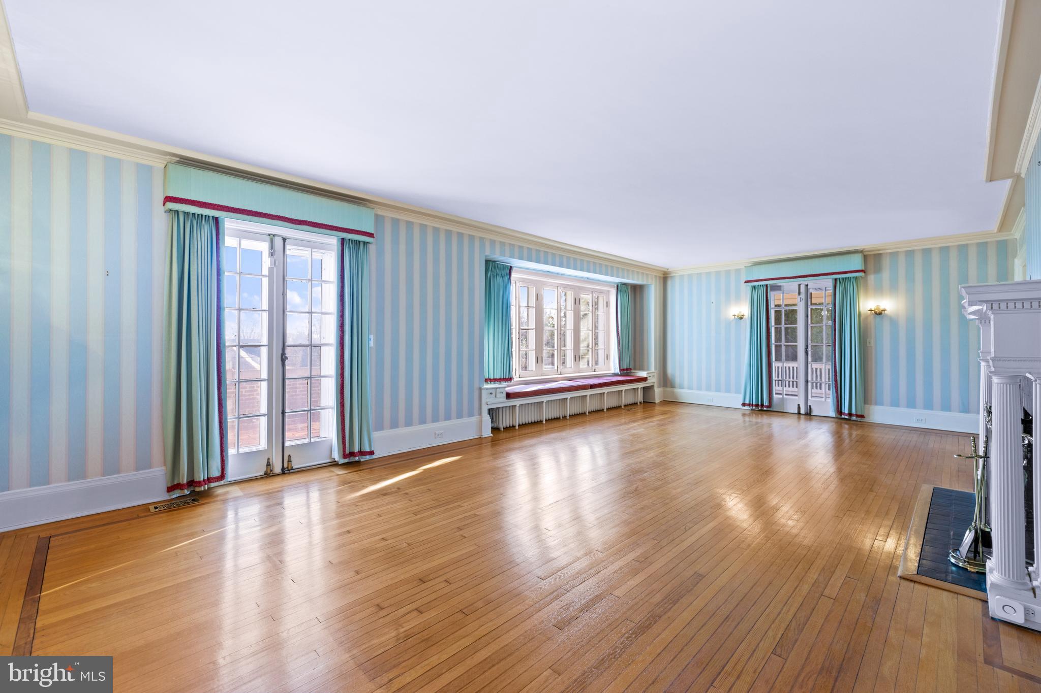 211 Wendover Road Baltimore, MD 21218 - Photo 12 of 70 French doors to rear terrace and side porch.