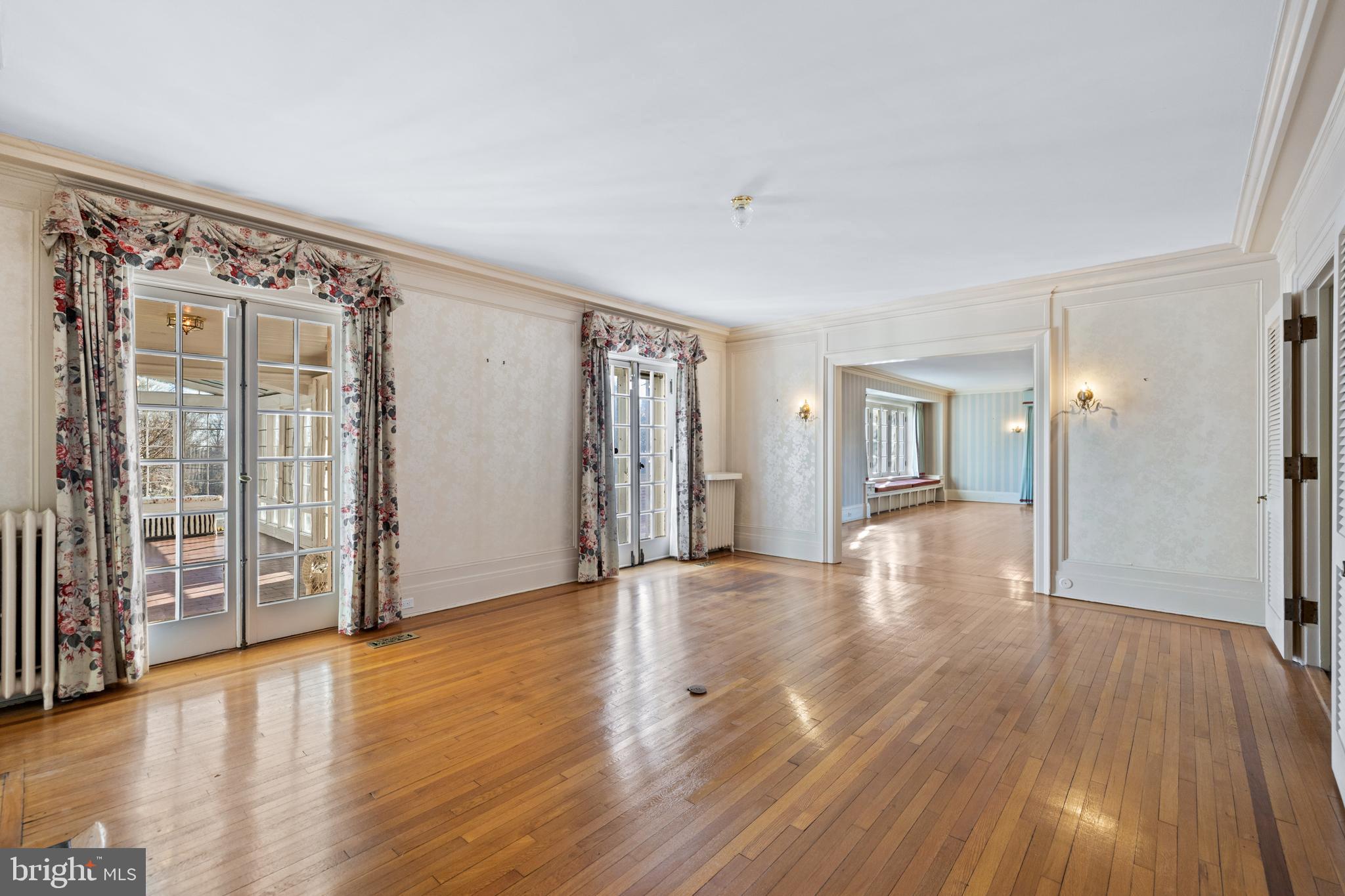 211 Wendover Road Baltimore, MD 21218 - Photo 16 of 70 French Doors to Sun Rm and Rear Terrace