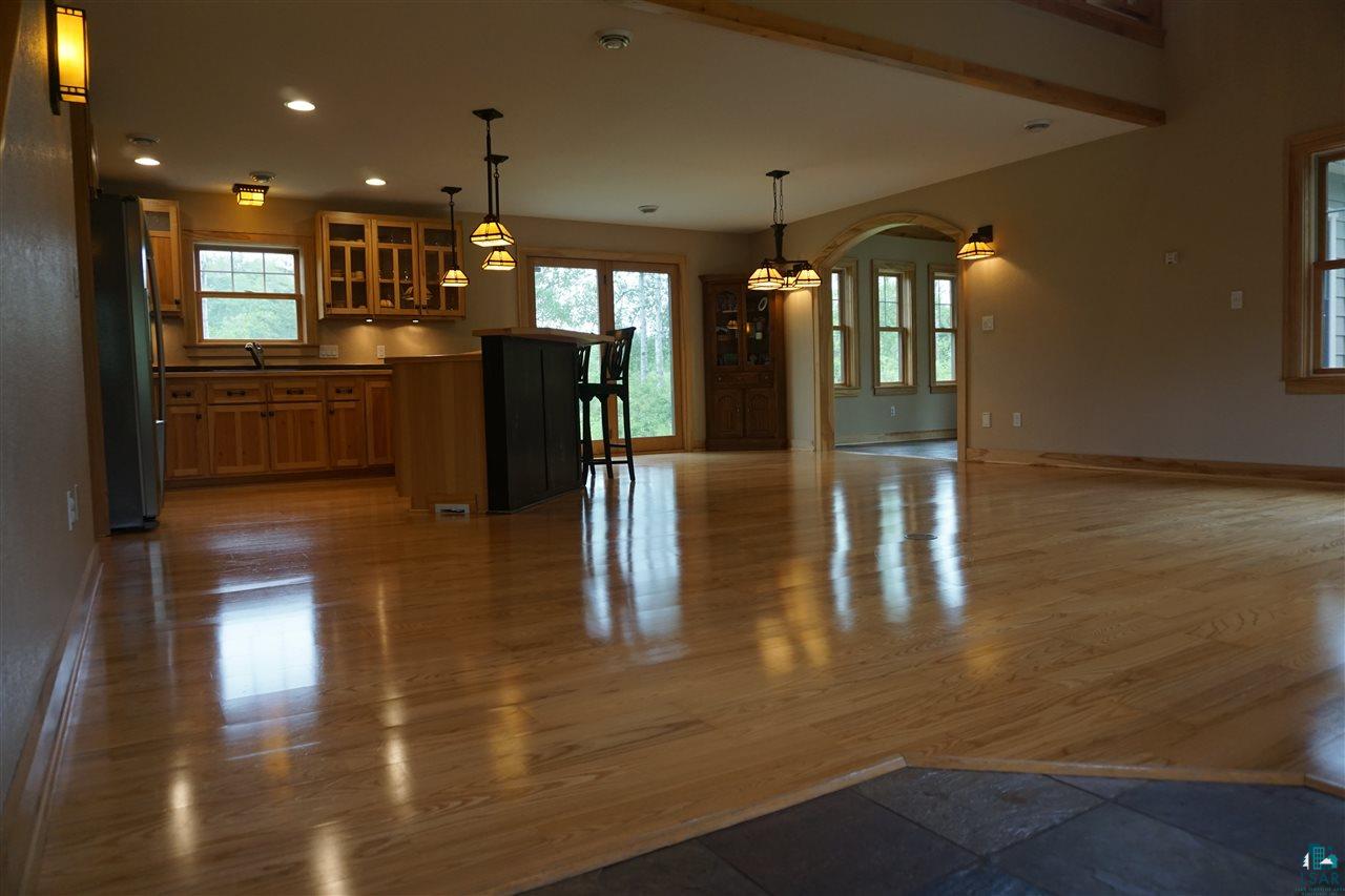 From tiled main entry, you have a closet to the R. and step into your welcoming living space.