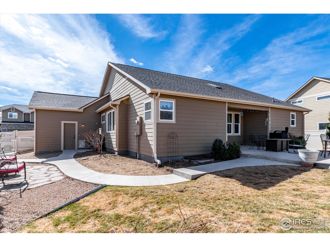 5771 Mountain Shadows Boulevard Firestone, CO 80504 - Photo 40 of 40 a view of a house with a patio
