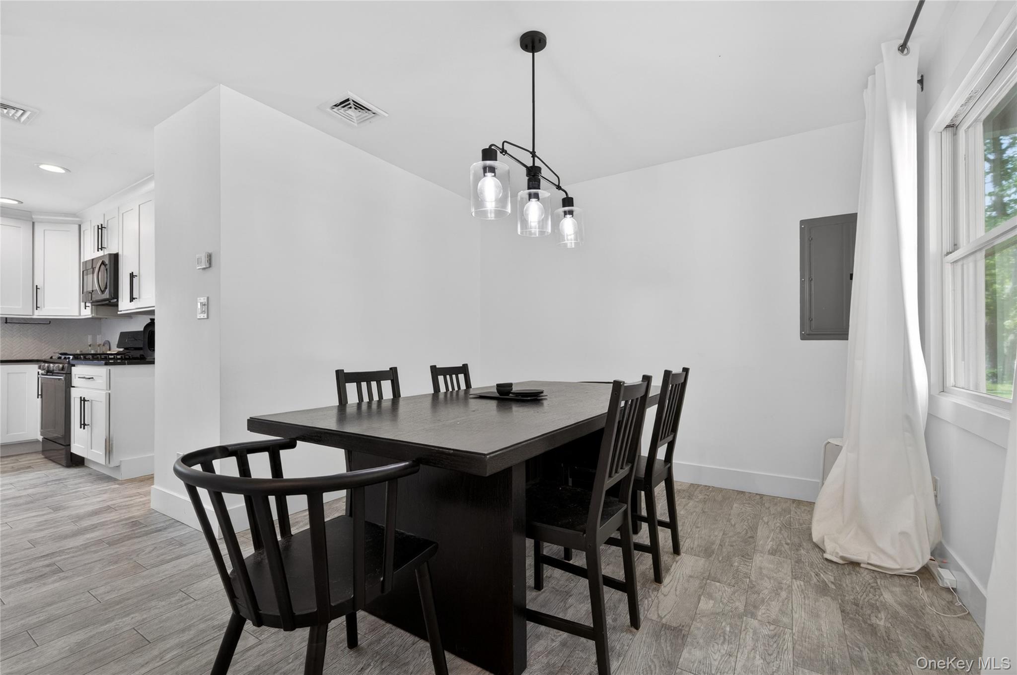 534 Riverside Avenue Massapequa, NY 11758 - Photo 11 of 28 a view of a dining room with furniture window and wooden floor