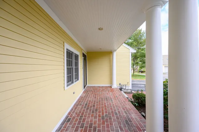 a view of a house with a porch