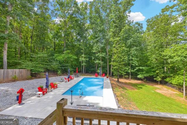 a view of stairs with wooden floor