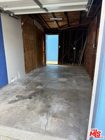 a view of a car garage
