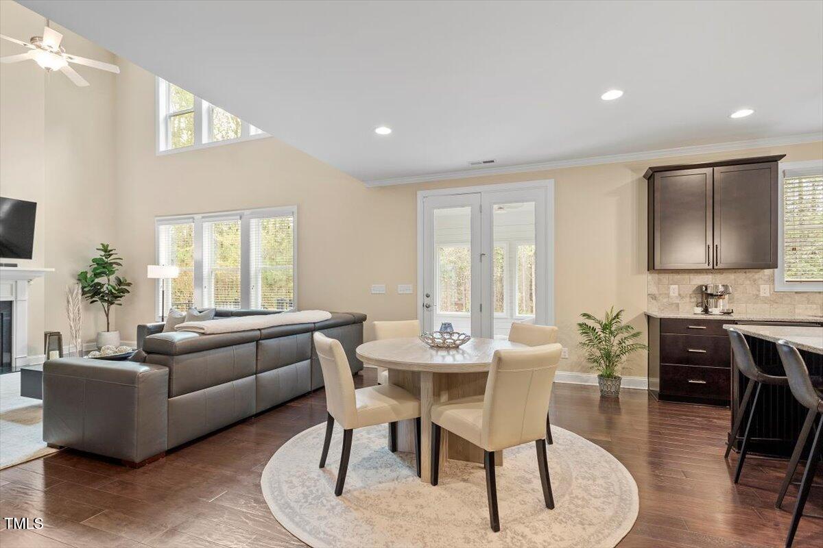 2421 Trenton Park Lane Raleigh, NC 27607 - Photo 23 of 66 a view of a dining room with furniture