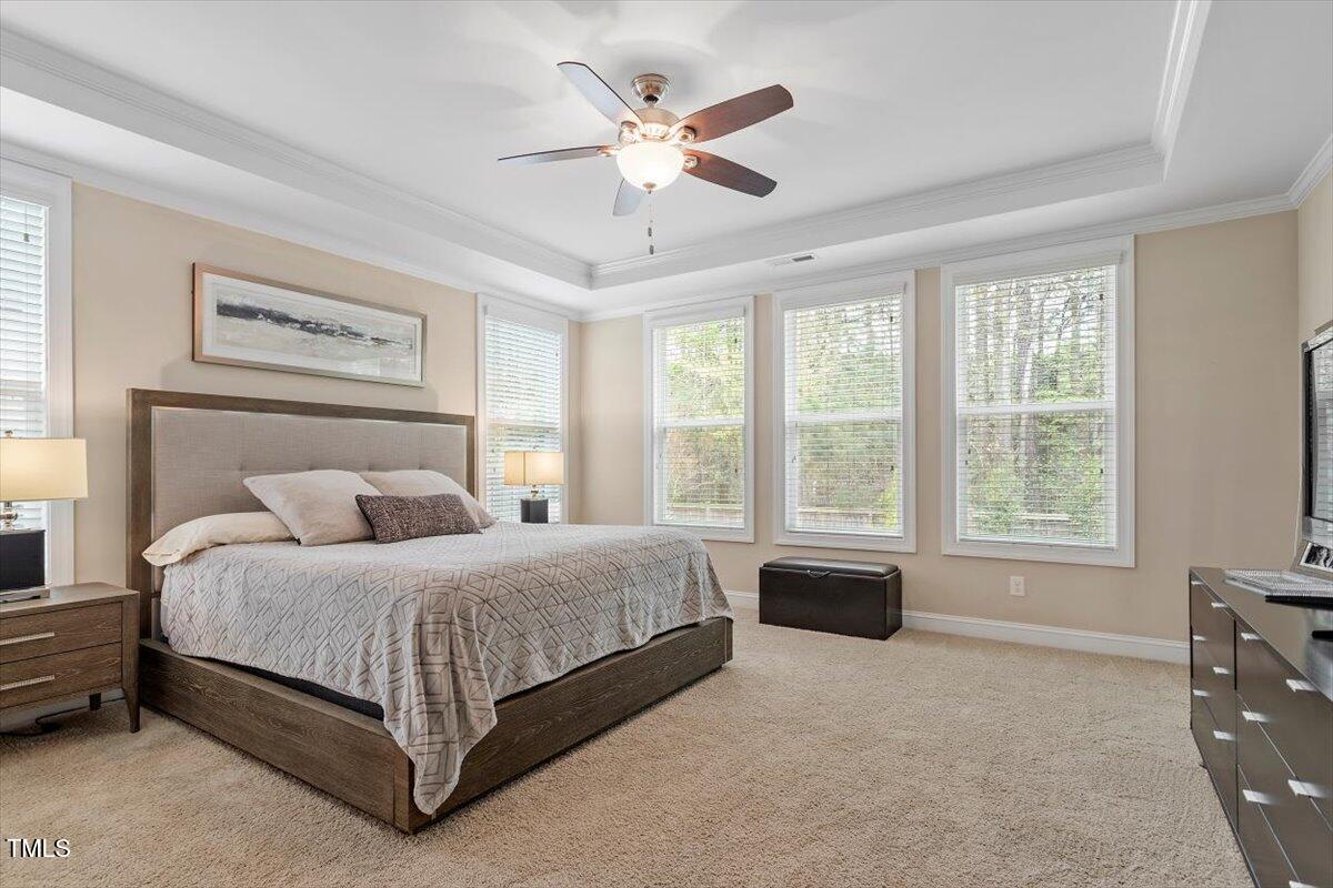 2421 Trenton Park Lane Raleigh, NC 27607 - Photo 34 of 66 a bedroom with a bed and window