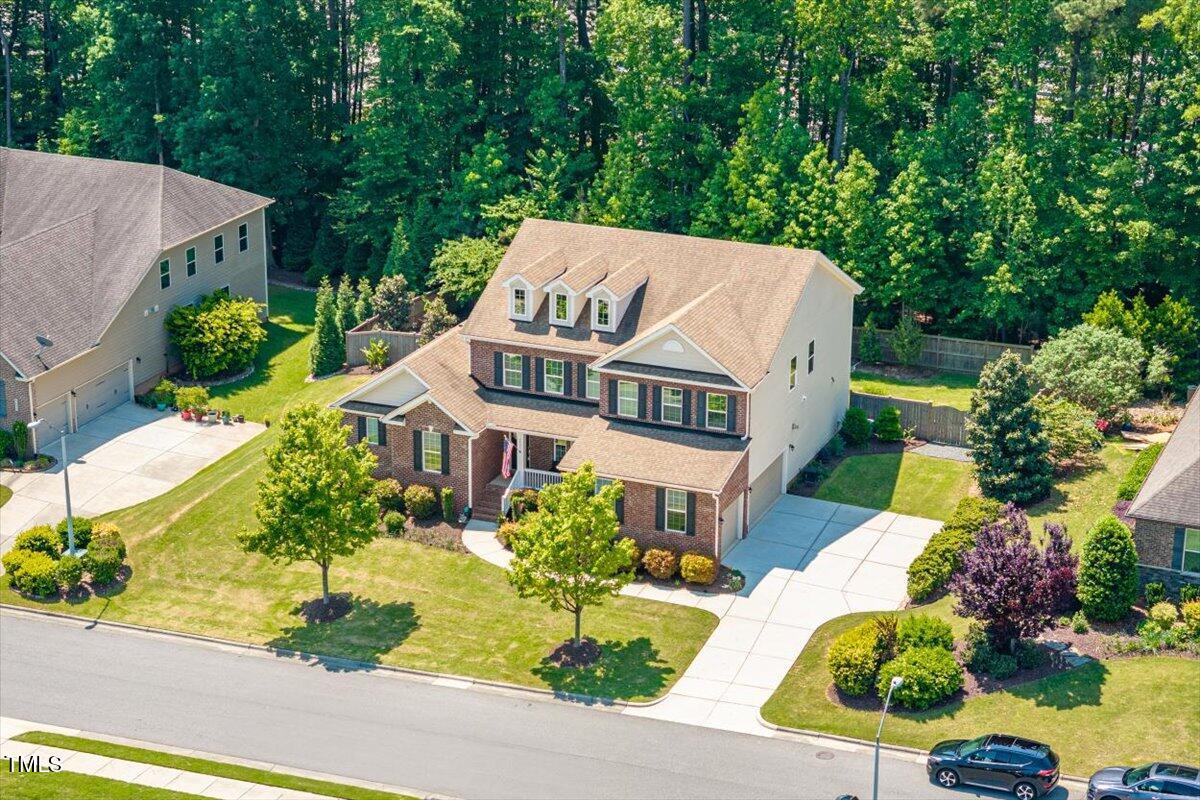 2421 Trenton Park Lane Raleigh, NC 27607 - Photo 63 of 66 an aerial view of a house