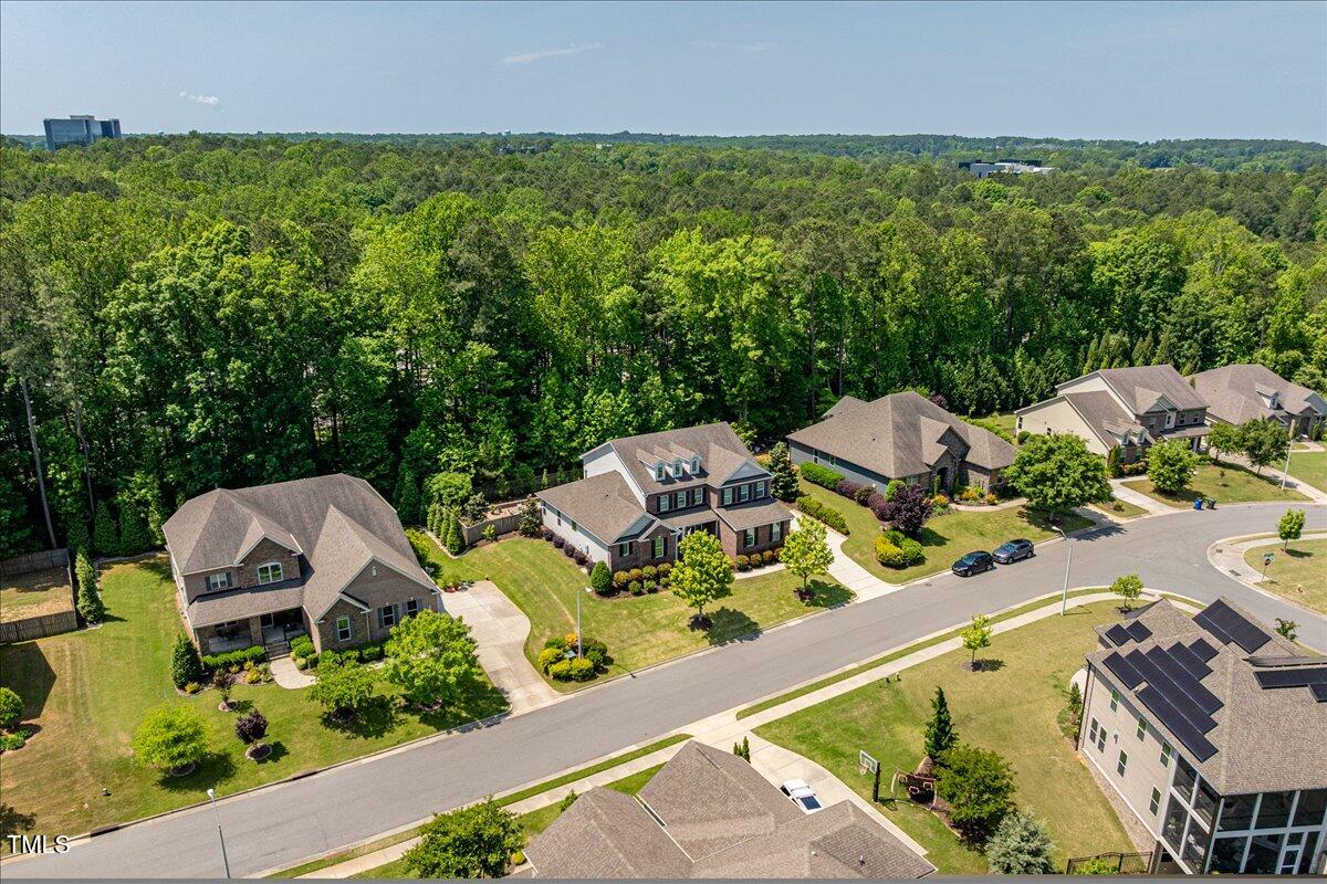 2421 Trenton Park Lane Raleigh, NC 27607 - Photo 65 of 66 an aerial view of houses with yard
