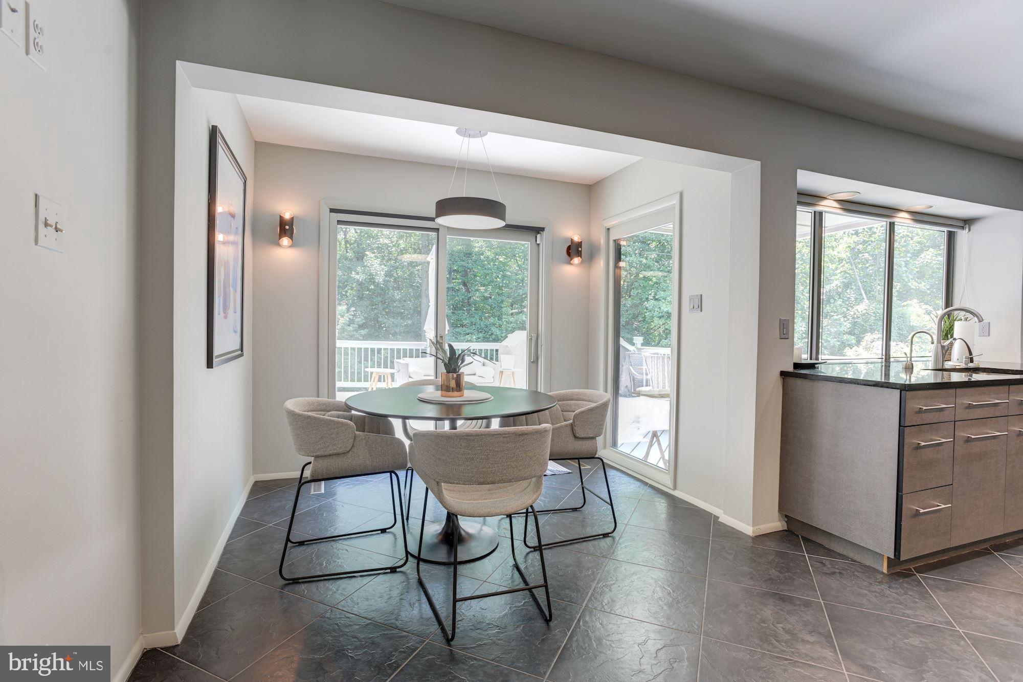 2005 Burdock Road Baltimore, MD 21209 - Photo 17 of 59 Breakfast Room | Access to Deck