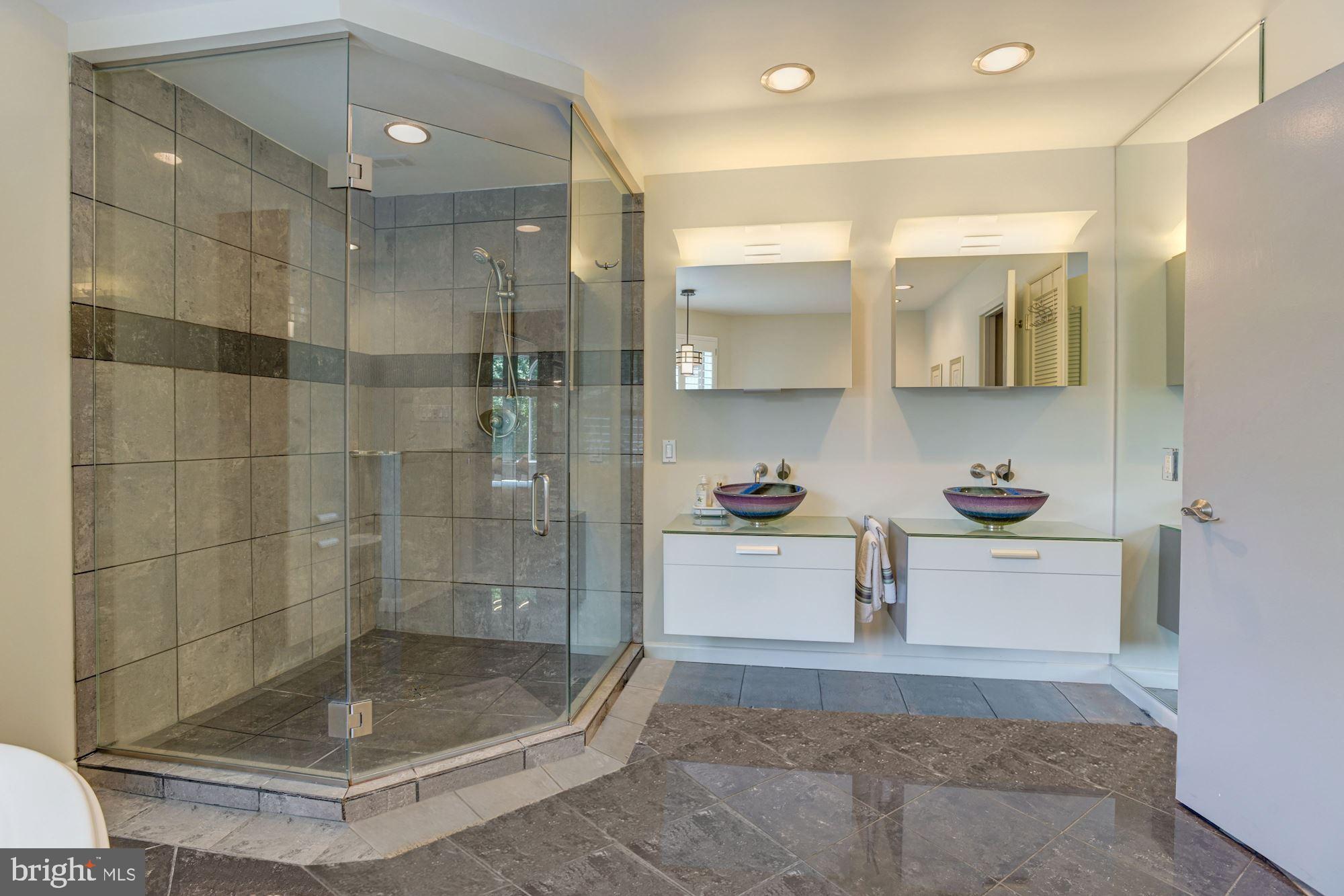 2005 Burdock Road Baltimore, MD 21209 - Photo 30 of 59 Marble Floors | Separate Vanities