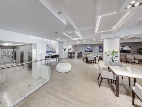 100 Lincoln Road, Unit 1240 Miami Beach, FL 33139 - Photo 7 of 7 a kitchen with sink and view of living room