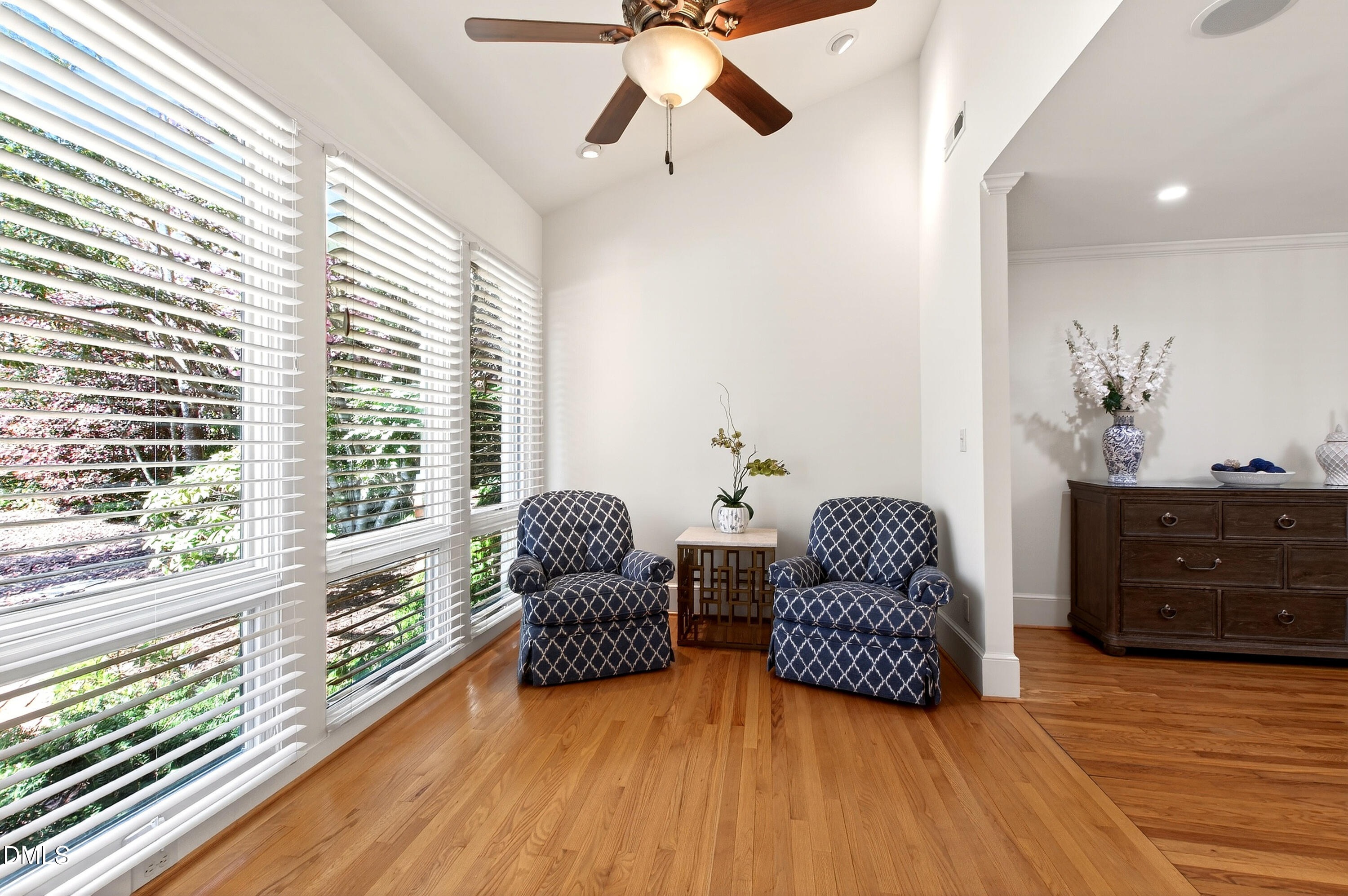 2111 Cook Ridge Court Raleigh, NC 27615 - Photo 41 of 83 a bedroom with furniture and wooden floor