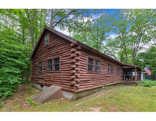 105 Sherbert Road Ashburnham, MA 01430 - Photo 32 of 32 a front view of a house with a garden
