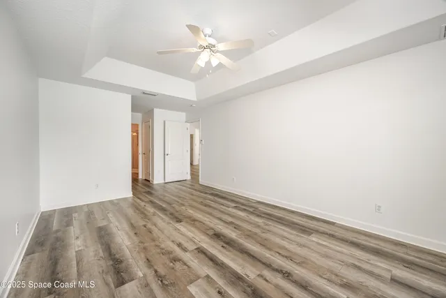 wooden floor in an empty room