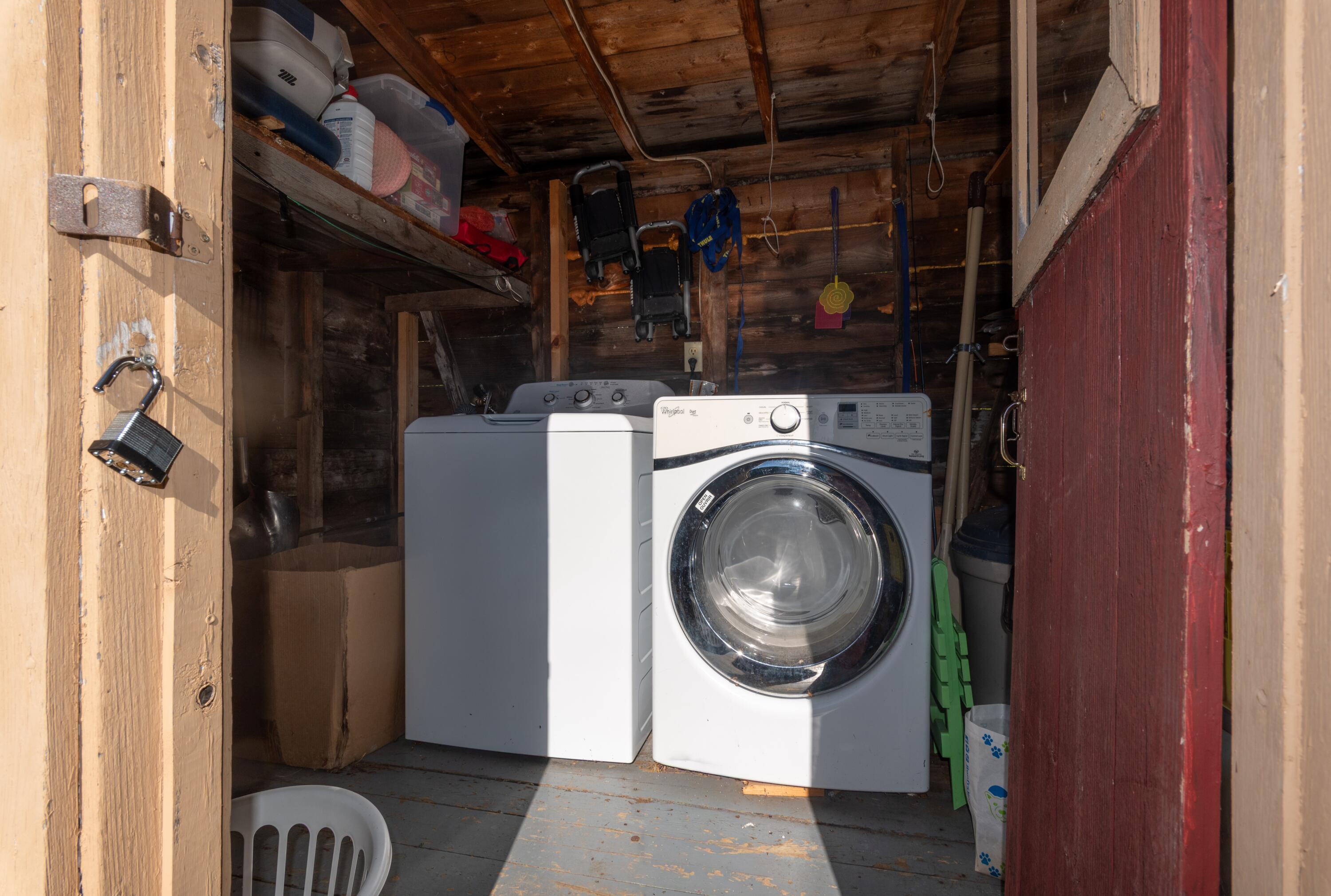298 West Van Buren Cove Road St. David, ME 04773 - Photo 16 of 41 Laundry shed