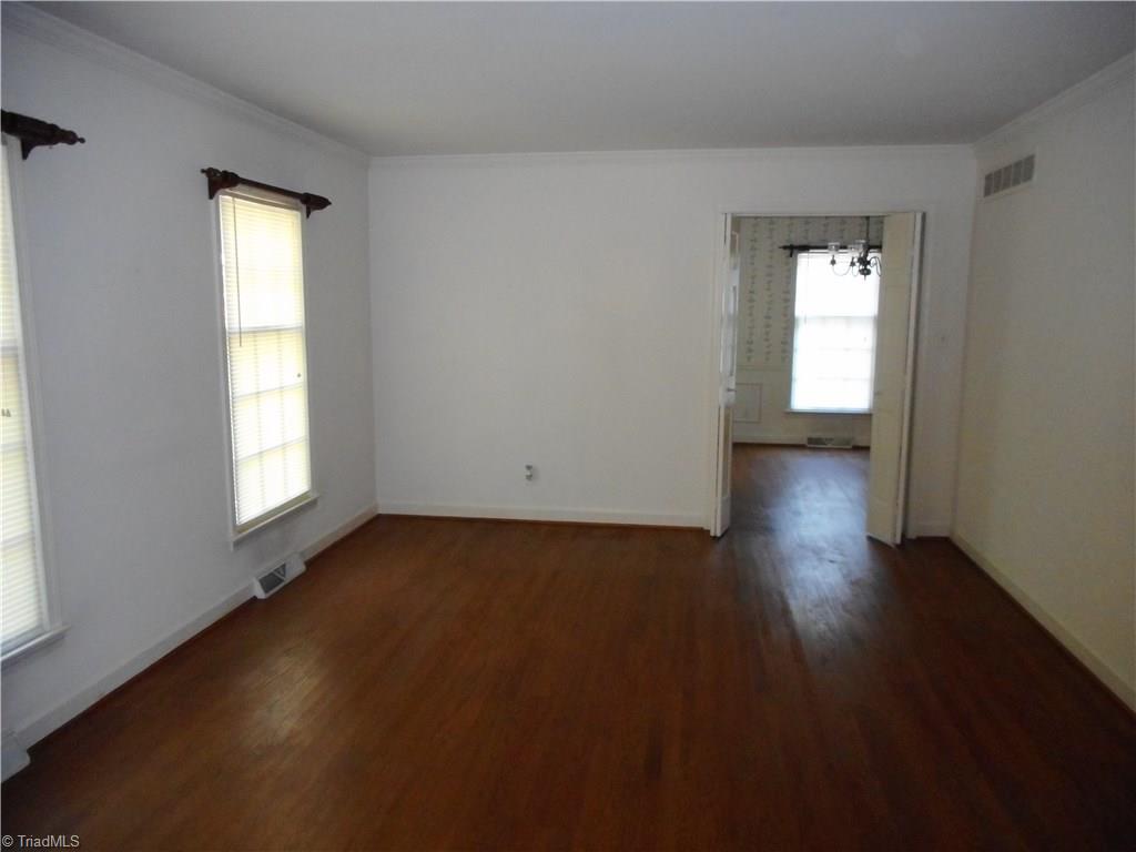 1607 Milan Road Greensboro, NC 27410 - Photo 3 of 22 Living room with beautiful wood floors