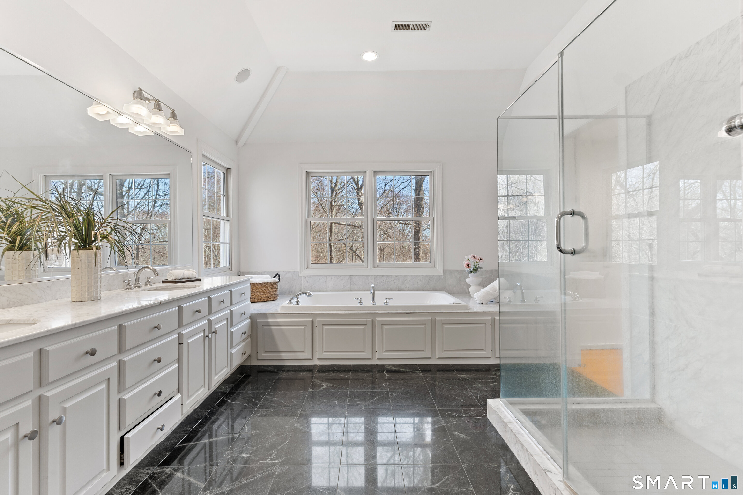 350 Chestnut Hill Road Norwalk, CT 06851 - Photo 25 of 37 Large Primary Bath with adjacent laundry and walk in closet