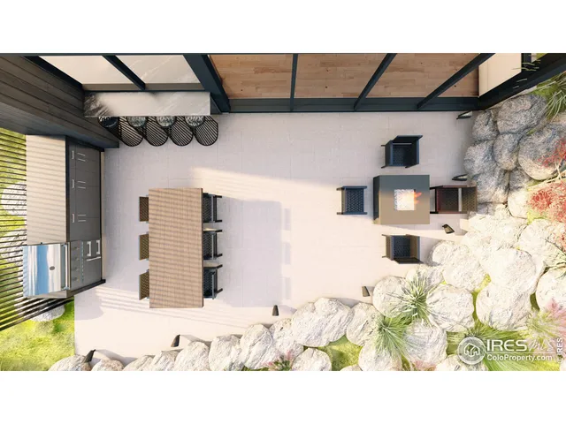 a open kitchen with sink and mirror