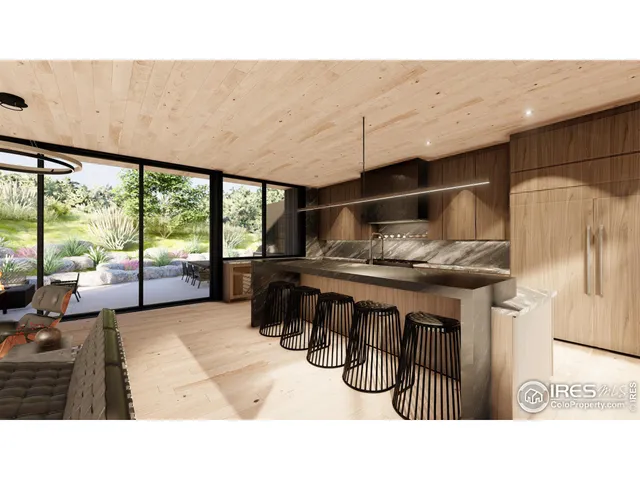 a bathroom with a sink a mirror and a floor to ceiling window