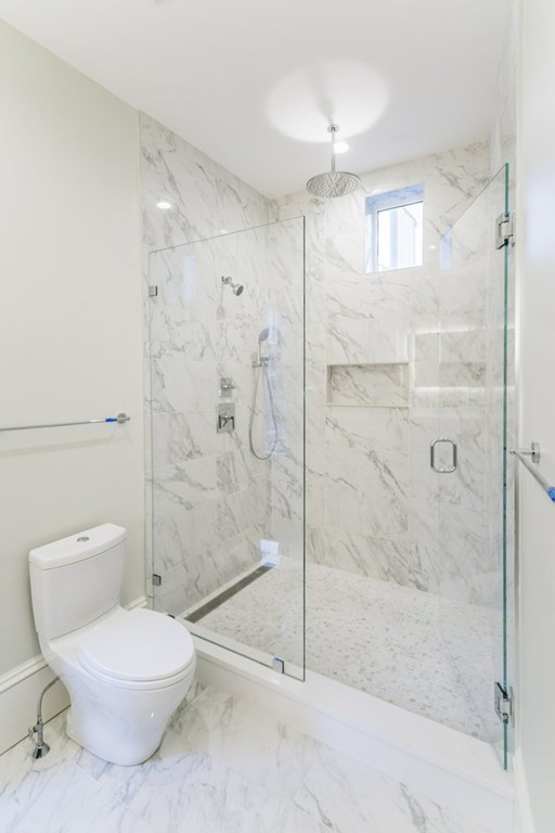 47 Chestnut Street, Unit 1 Boston, MA 02129 - Photo 16 of 17 a bathroom with a toilet and a shower