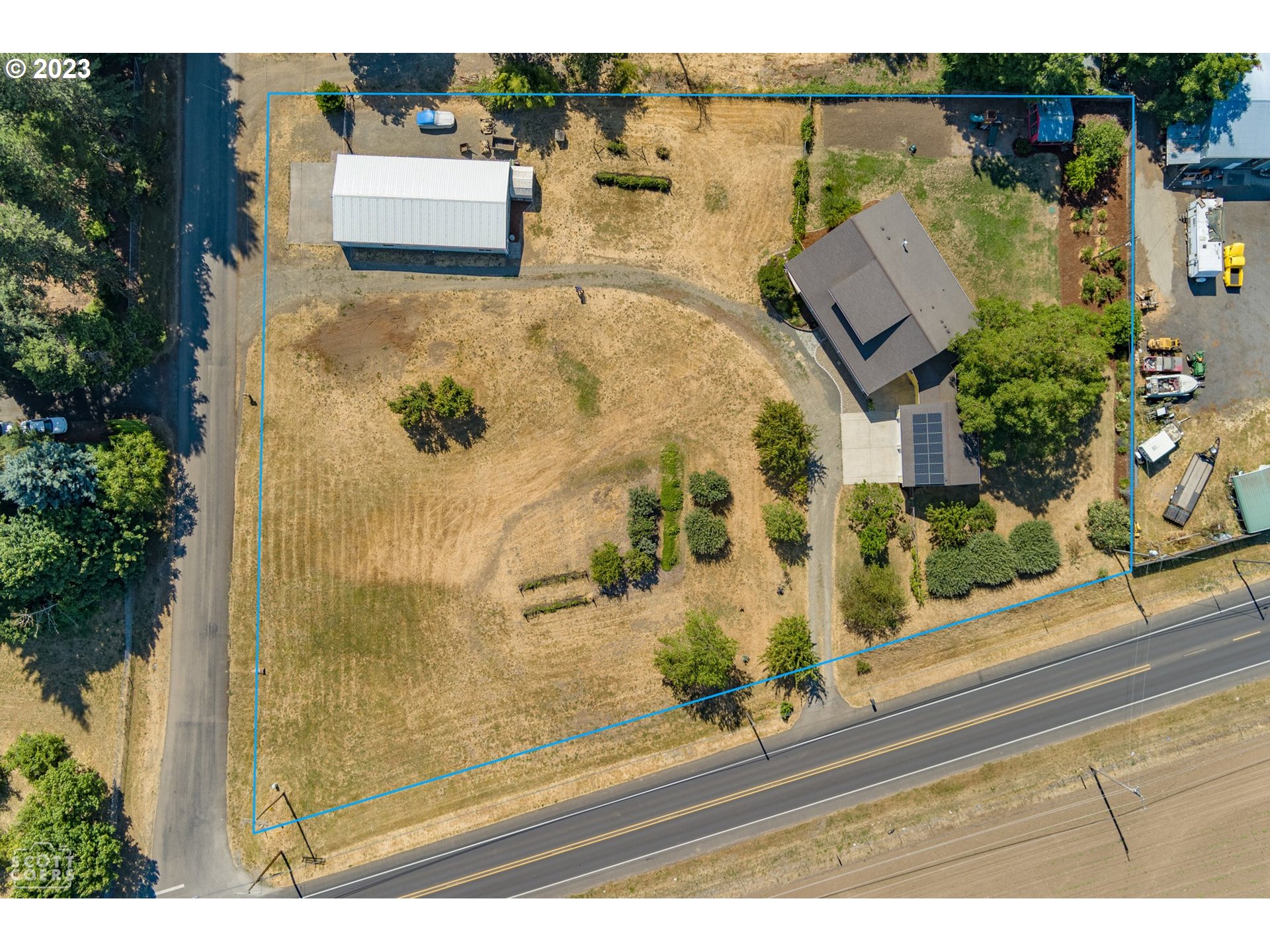 91514 River Road Junction City, OR 97448 - Photo 4 of 44 Drone View/UAV