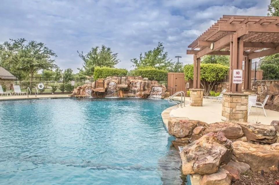 101 Rocky Pine Road McKinney, TX 75072 - Photo 31 of 31 a view of a swimming pool with a patio