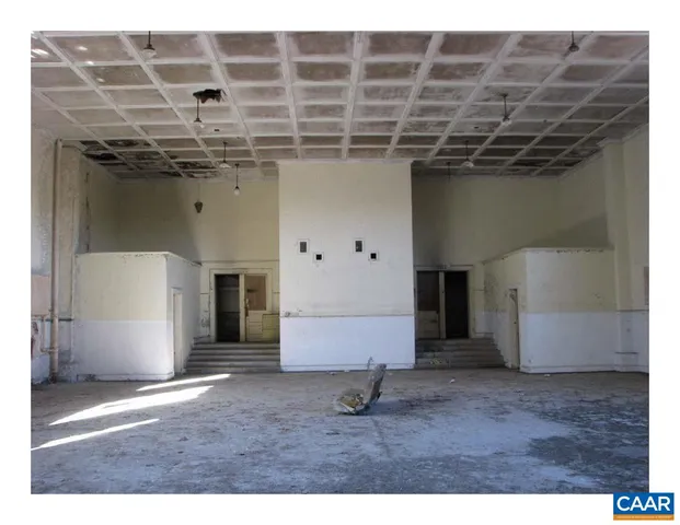 a view of wooden door