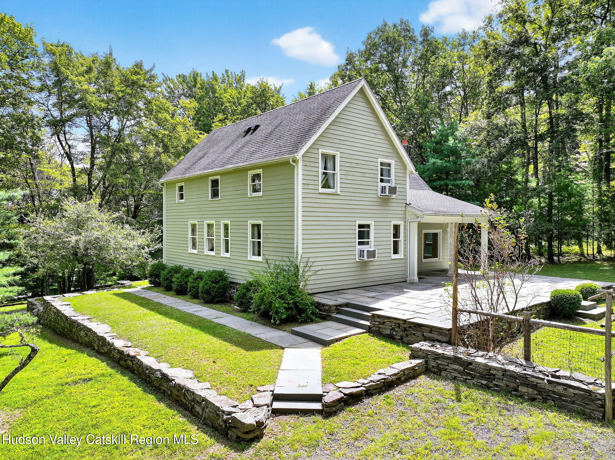 197-199 Chestnut Hill Road Stone Ridge, NY 12484 - Photo 39 of 63 a view of a house with swimming pool and sitting area