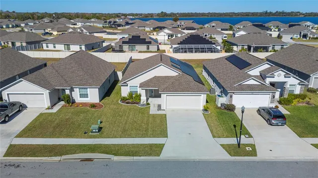 an aerial view of residential houses