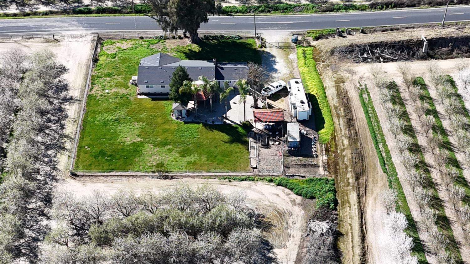 11152 Carrolton Road Escalon, CA 95320 - Photo 23 of 30 Aerial overview of the second additional house