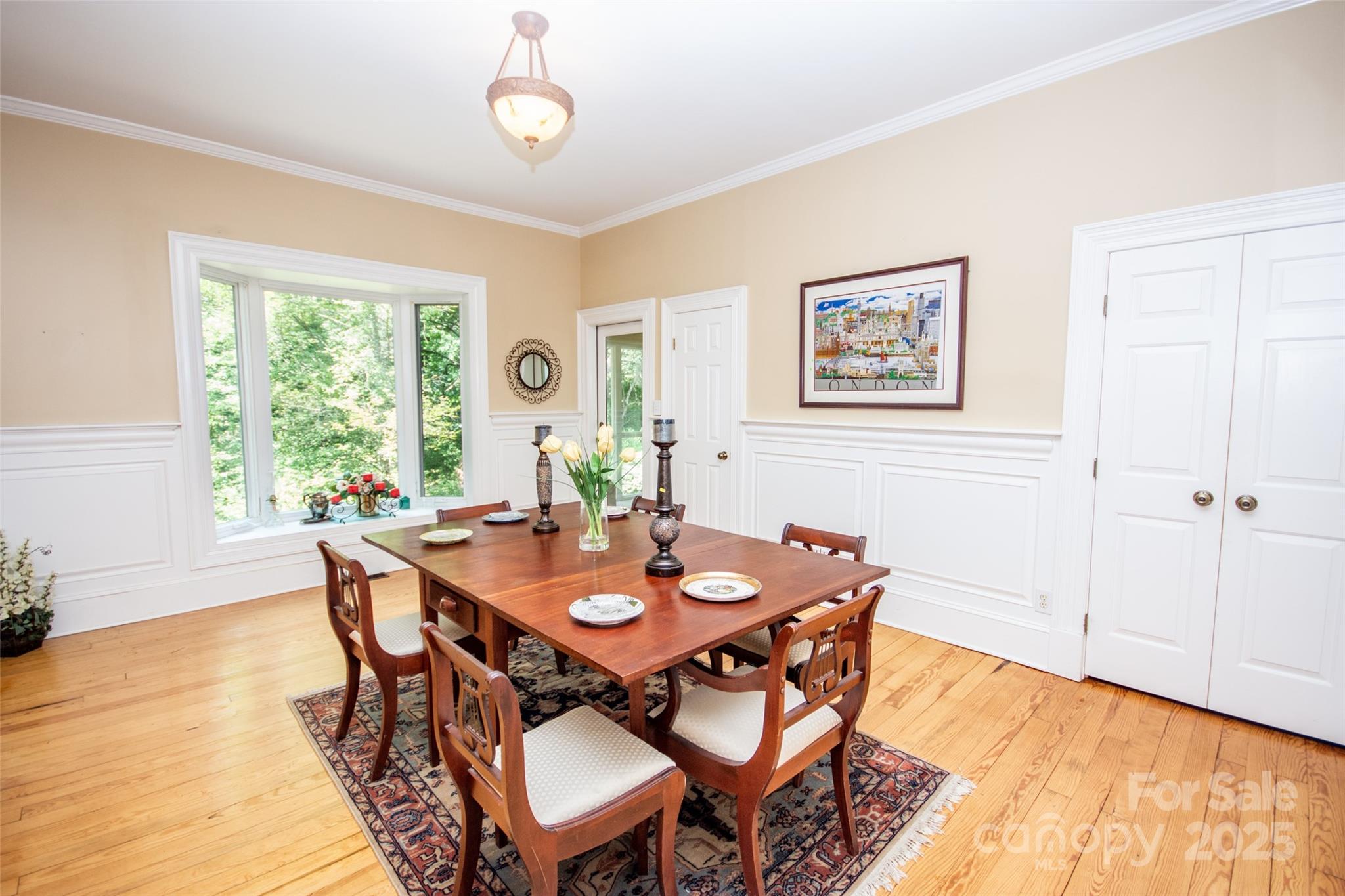 10245 Cool Springs Road Cleveland, NC 27013 - Photo 16 of 48 a view of a dining room with furniture window and outside view