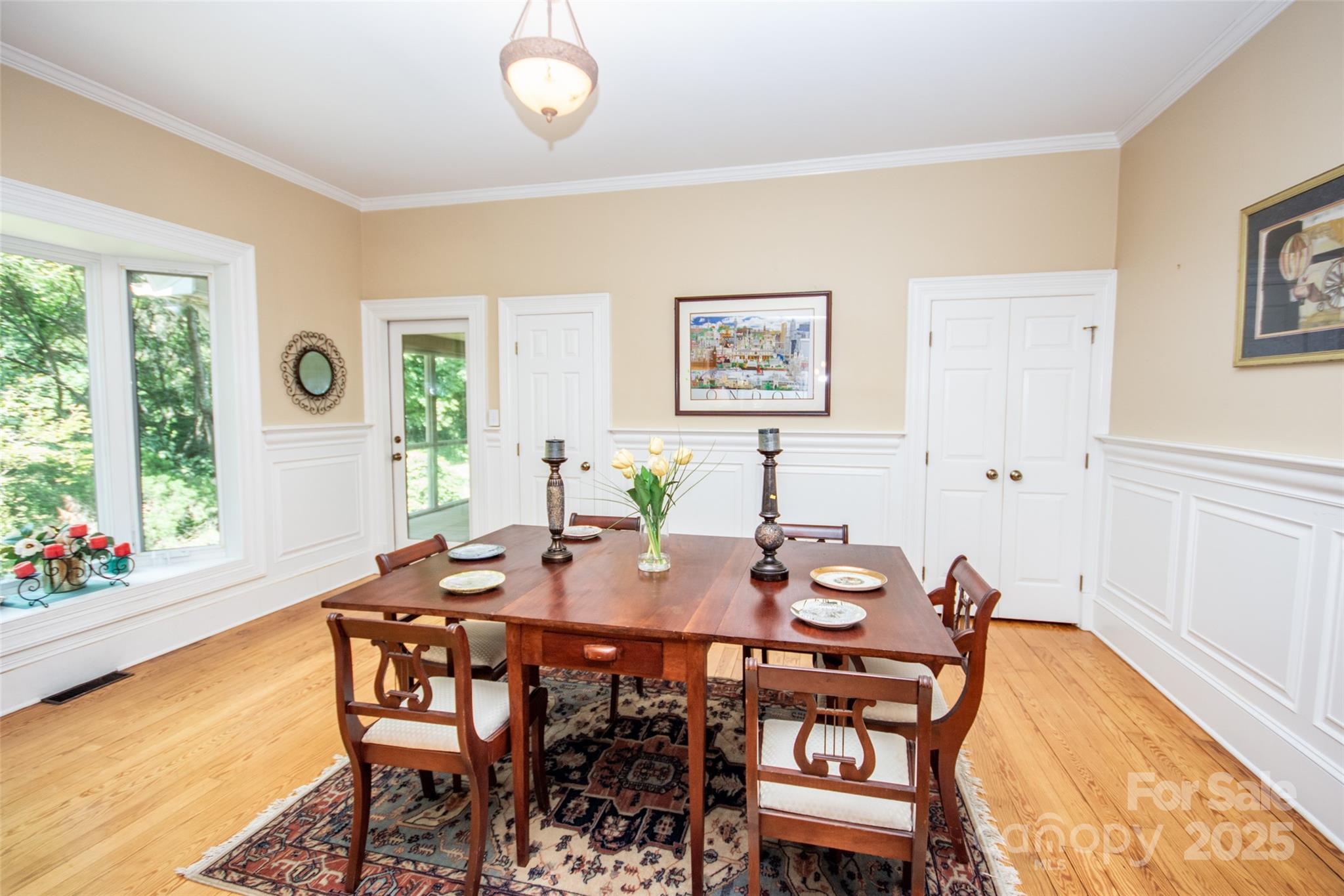 10245 Cool Springs Road Cleveland, NC 27013 - Photo 17 of 48 a view of a dining room with furniture and window
