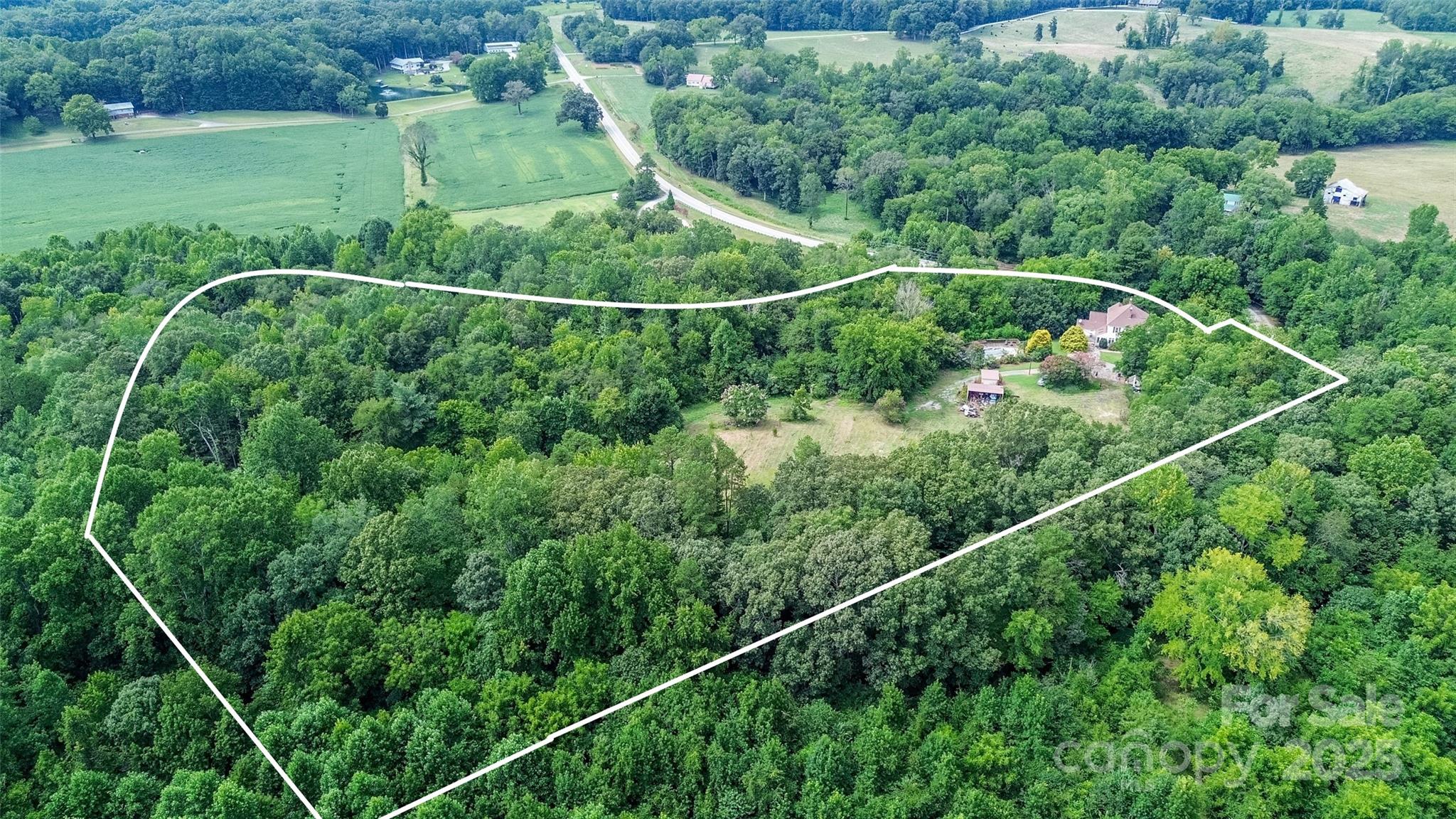 10245 Cool Springs Road Cleveland, NC 27013 - Photo 47 of 48 an aerial view of a house