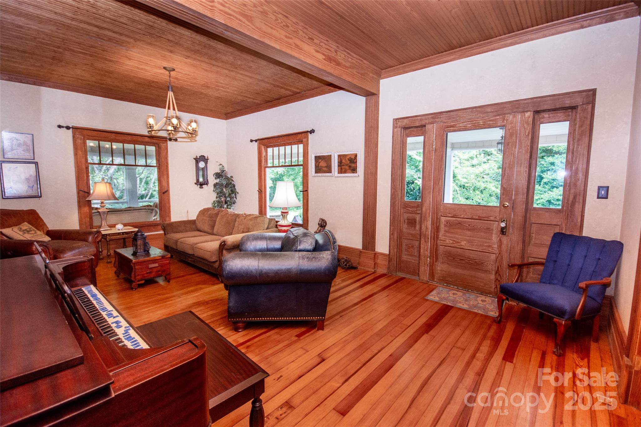 10245 Cool Springs Road Cleveland, NC 27013 - Photo 7 of 48 a living room with furniture and a large window