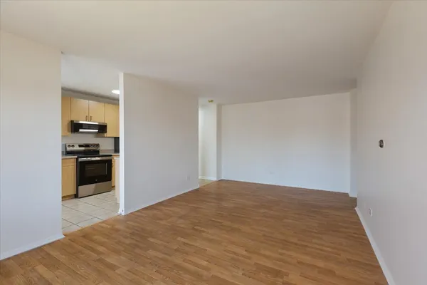 a view of a kitchen with a sink