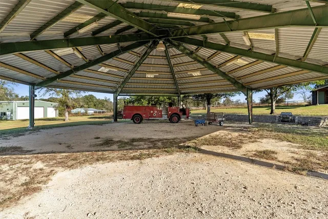 a view of parking area